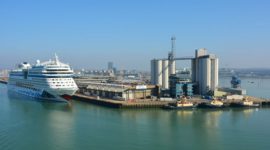 Image Represents Dubai Harbour With Cruis