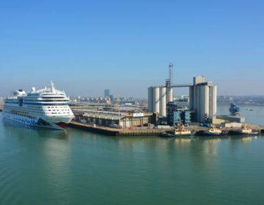 Image Represents Dubai Harbour With Cruis